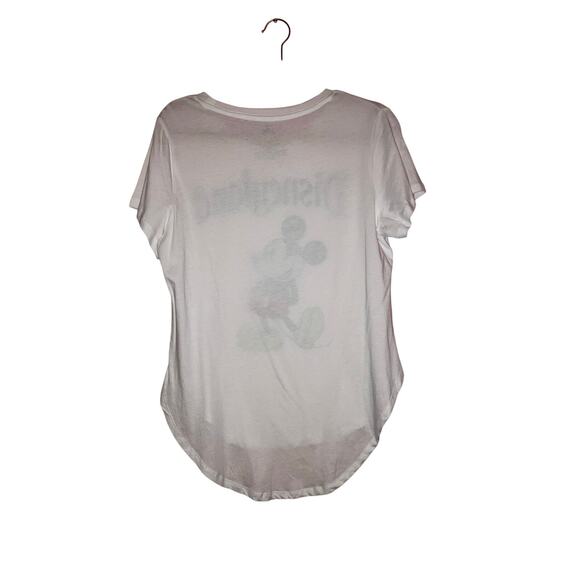 Disney Mickey Mouse Disneyland Sparkle Graphic T-Shirt Medium - Picture 4 of 4